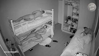 Real hidden camera in bedroom