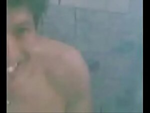 Straight friend caught in shower