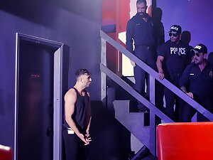 Wild orgy with a bunch of sexy debauched cops