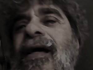 Sucking off an hairy client