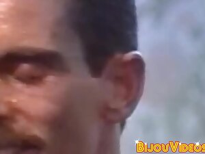 Adorable vintage gays stroking their gradual cocks coupled with cums