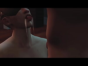 SIMS 4 - Horny Straight Muscle Fucks Twink in Rental Domicile