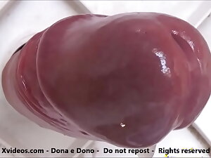 Glory hole caseiro - Cogumelo vermelho gozando