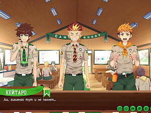 Game: Friends Camp, Way 2, Episode 36 - Help with filming (Russian voiceover)