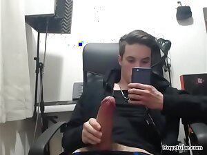 Huge cock handsome boy